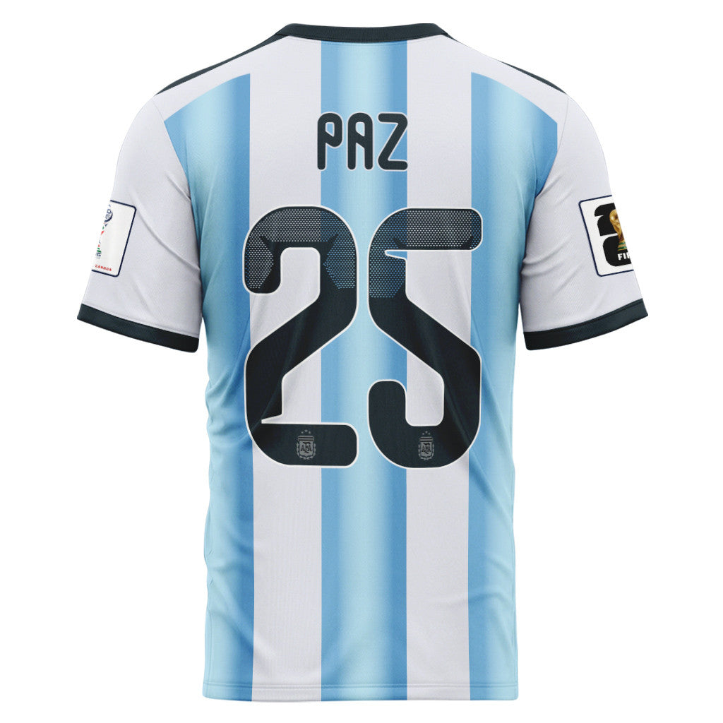 Paz 25 AOP T-Shirt 2026 World Cup Argentina Home