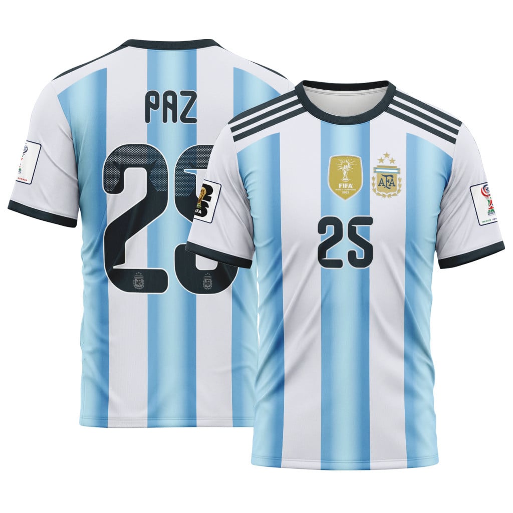 Paz 25 AOP T-Shirt 2026 World Cup Argentina Home
