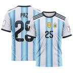 Paz 25 AOP T-Shirt 2026 World Cup Argentina Home