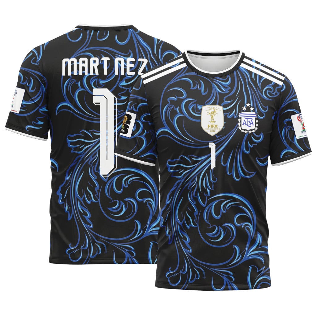 Martinez 1 2026 World Cup Argentina Away AOP T-Shirt