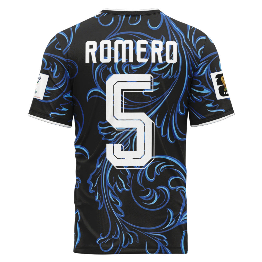 Romero 5 2026 World Cup Argentina Away AOP T-Shirt