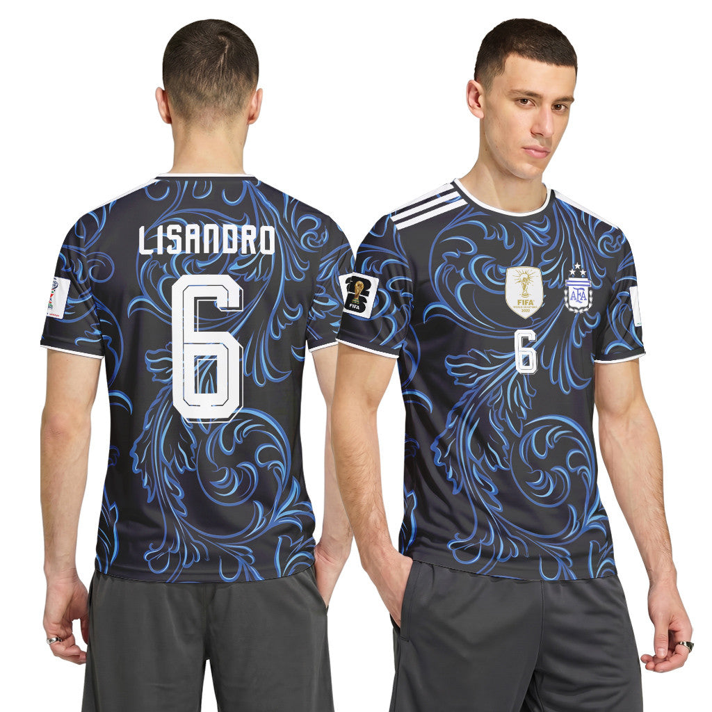 Lisandro 6 2026 World Cup Argentina Away AOP T-Shirt