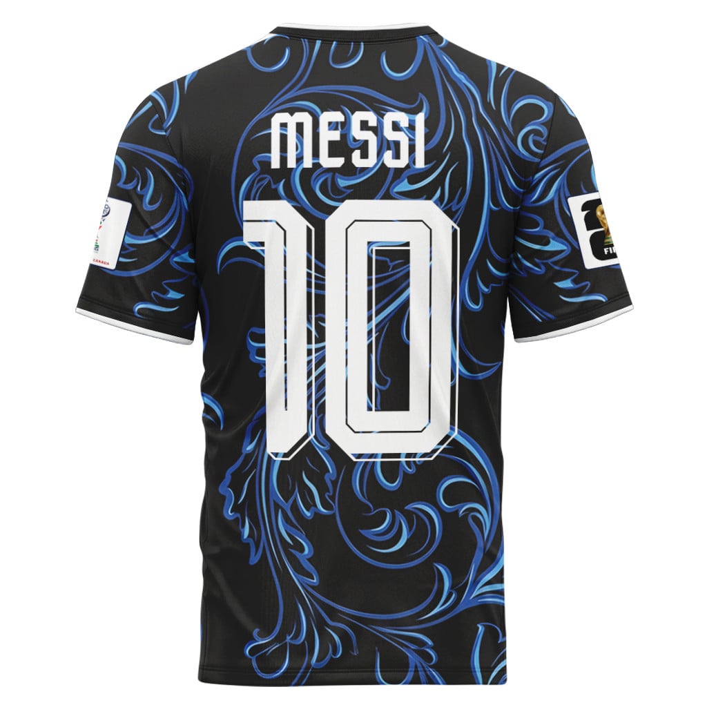 Messi 10 2026 World Cup Argentina Away AOP T-Shirt