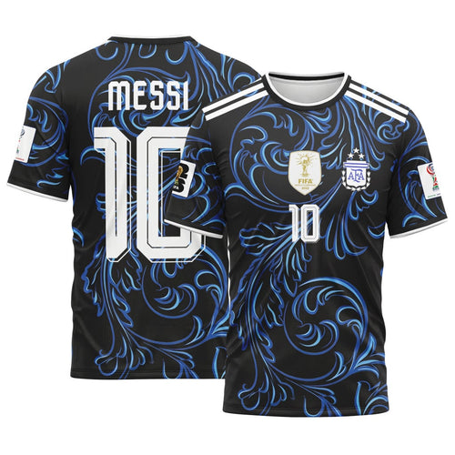 Messi 10 2026 World Cup Argentina Away AOP T-Shirt