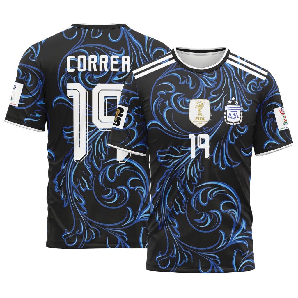 Correa 19 2026 World Cup Argentina Away AOP T-Shirt
