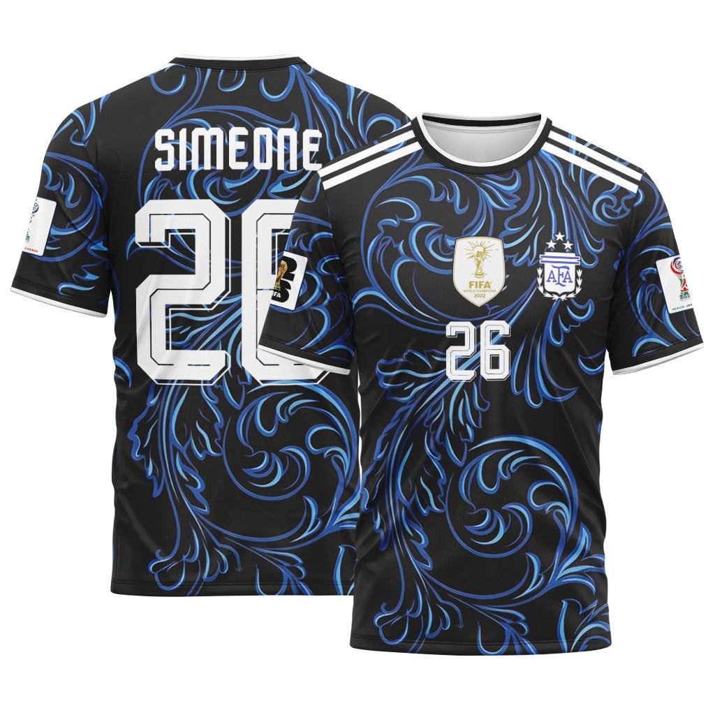 Simeone 26 2026 World Cup Argentina Away AOP T-Shirt
