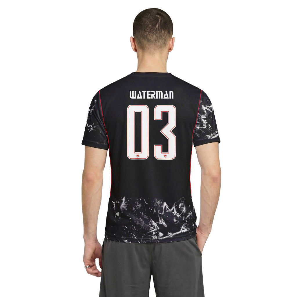 Waterman 3 2026 World Cup Canada Away AOP T-Shirt