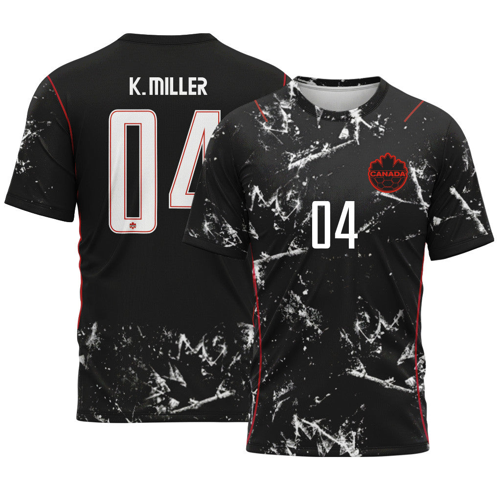K. Miller 4 2026 World Cup Canada Away AOP T-Shirt