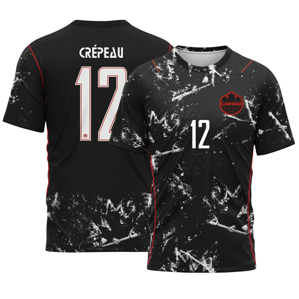 Cr?peau 12 2026 World Cup Canada Away AOP T-Shirt