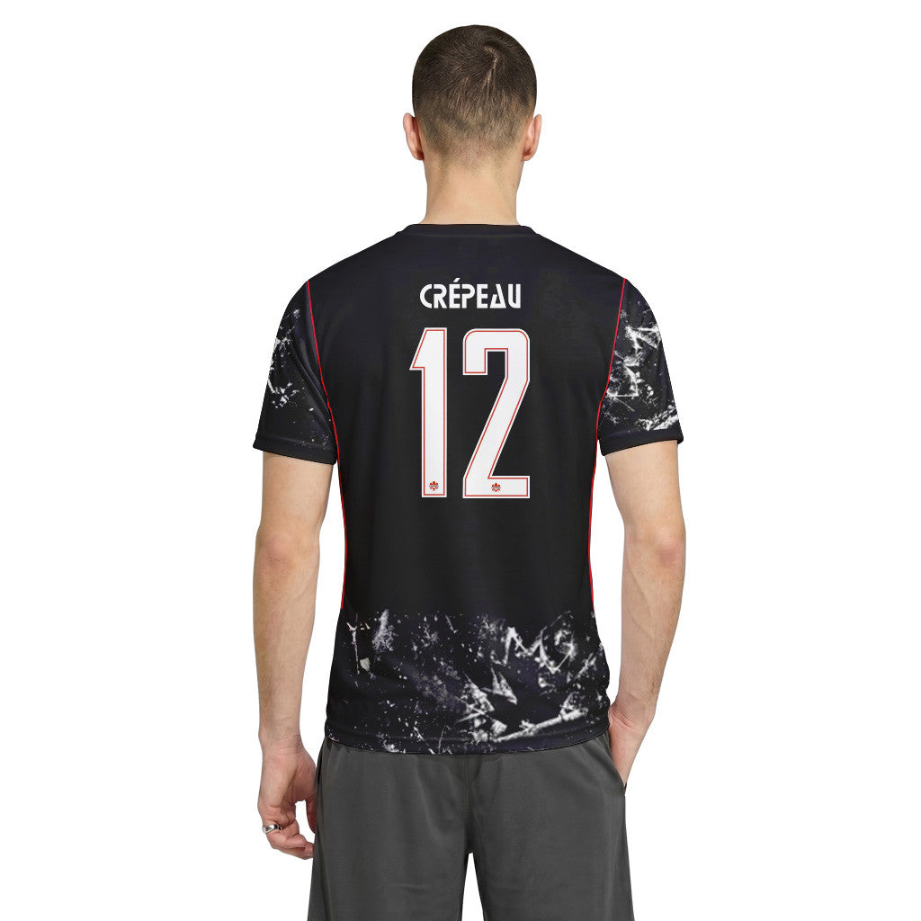 Cr?peau 12 2026 World Cup Canada Away AOP T-Shirt