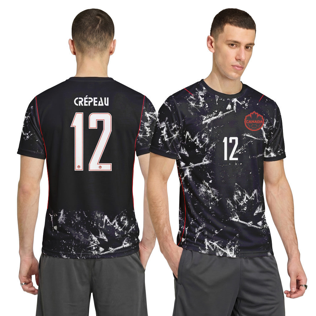 Cr?peau 12 2026 World Cup Canada Away AOP T-Shirt