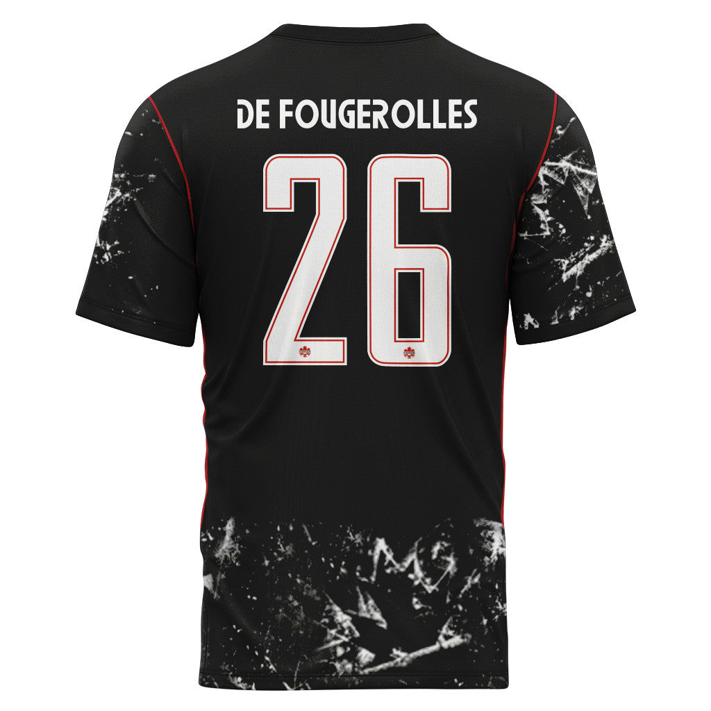 De Fougerolles 26 2026 World Cup Canada Away AOP T-Shirt