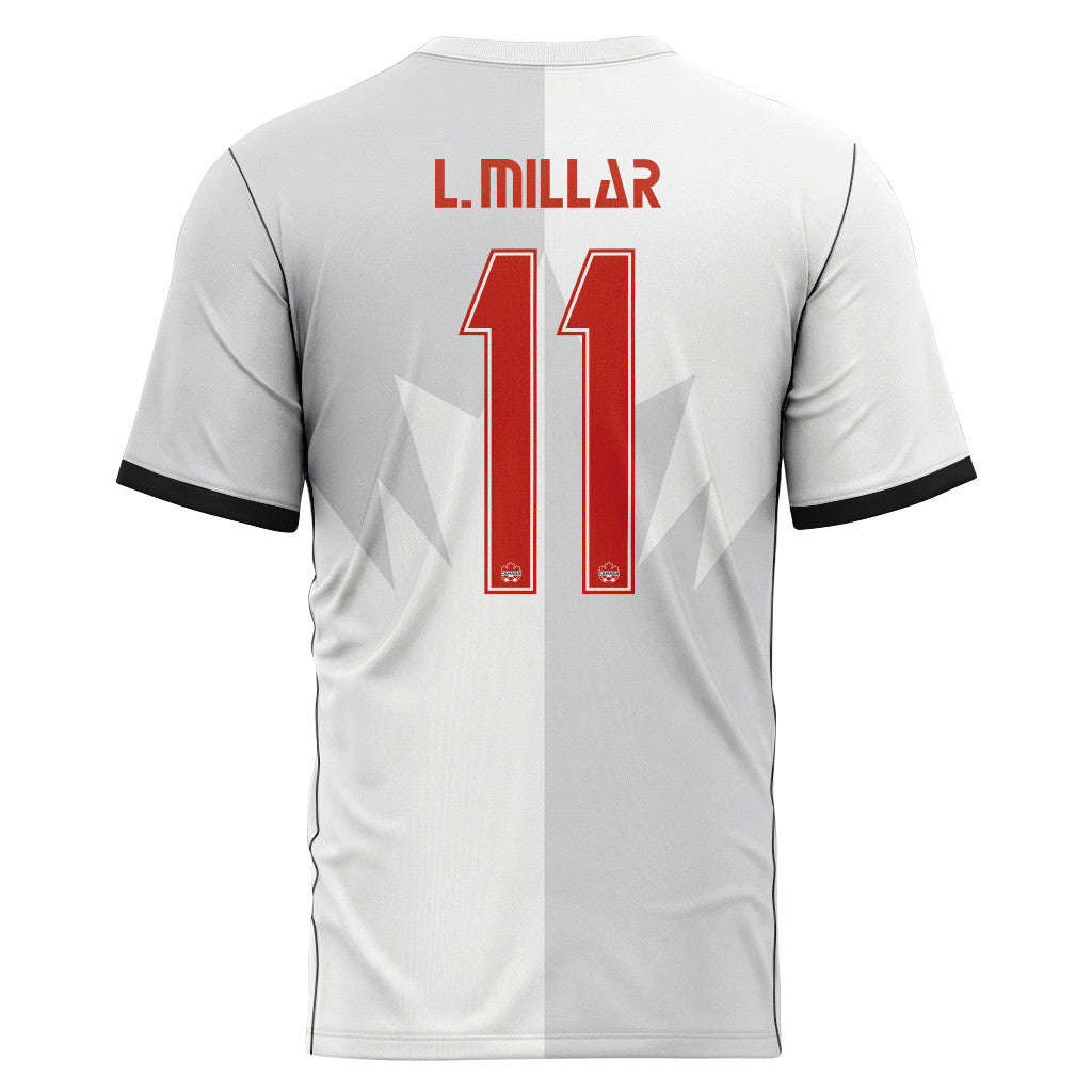 L. Millar 11 AOP T-Shirt 2026 World Cup Canada Third