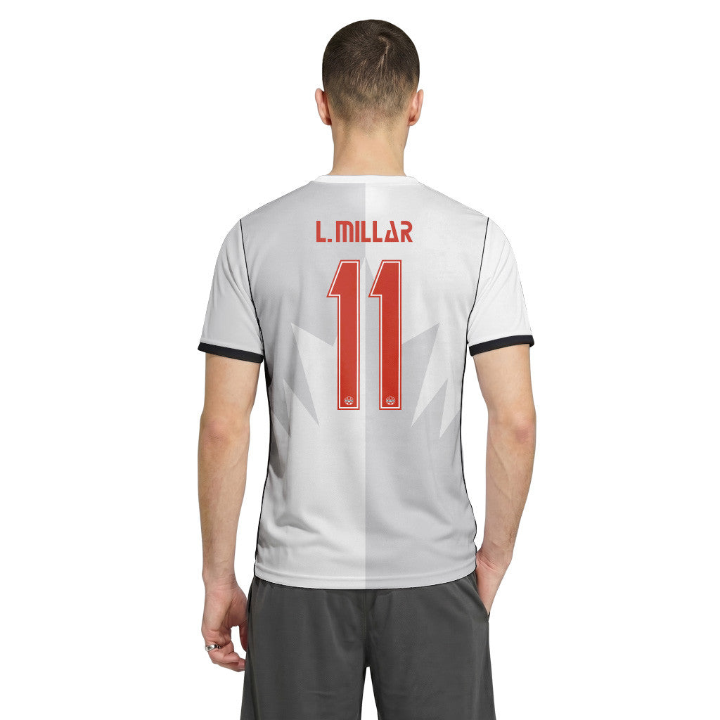 L. Millar 11 AOP T-Shirt 2026 World Cup Canada Third