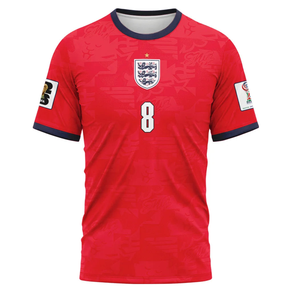 Bellingham 8 Away AOP T-Shirt 2026 World Cup England