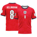Bellingham 8 Away AOP T-Shirt 2026 World Cup England