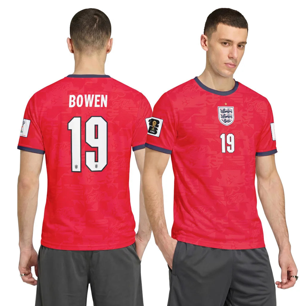 Bowen 19 Away AOP T-Shirt 2026 World Cup England