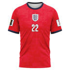 Eze 22 Away AOP T-Shirt 2026 World Cup England