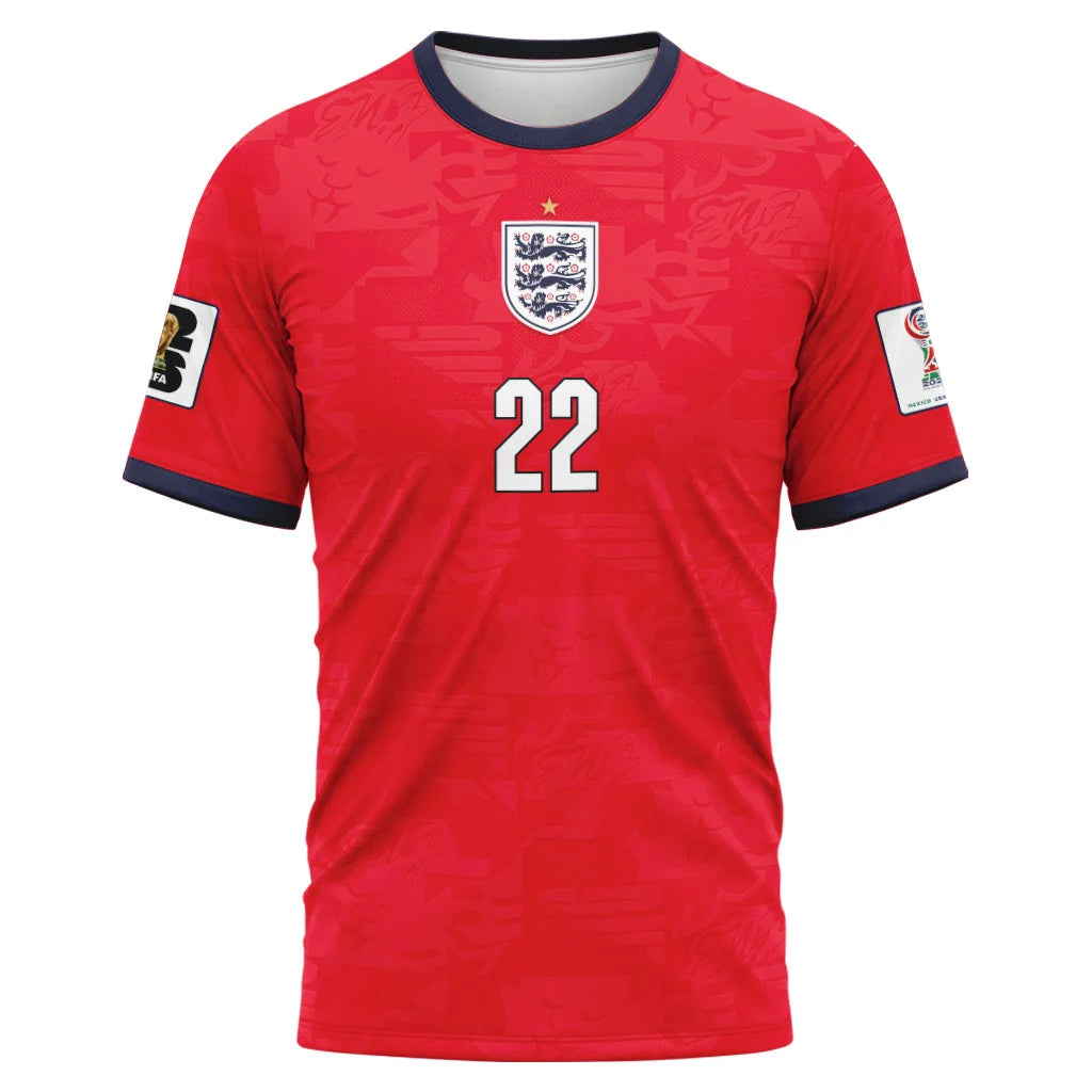 Eze 22 Away AOP T-Shirt 2026 World Cup England