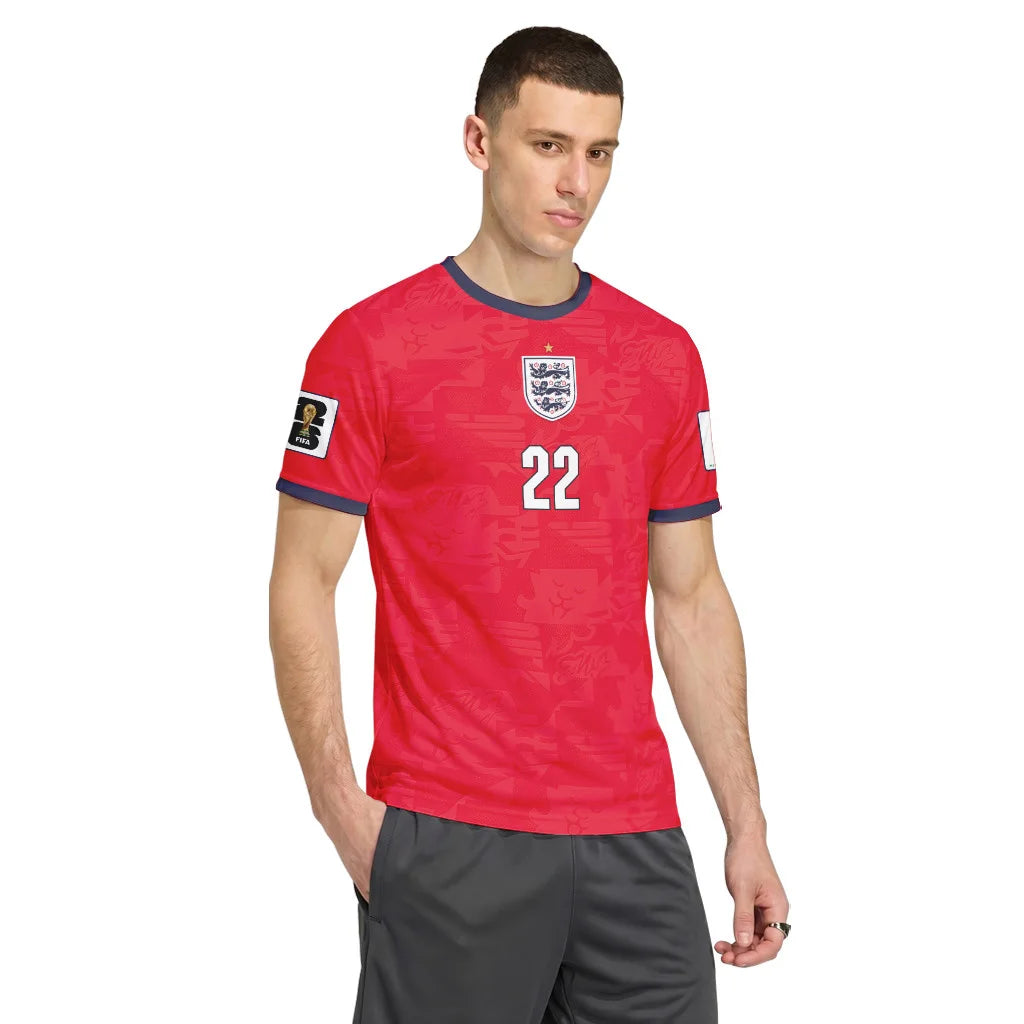 Eze 22 Away AOP T-Shirt 2026 World Cup England