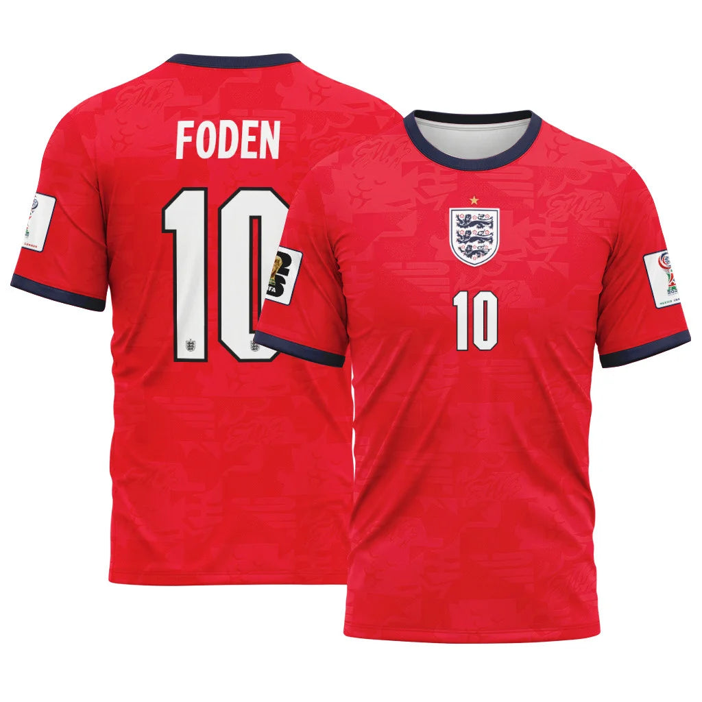 Foden 10 Away AOP T-Shirt 2026 World Cup England