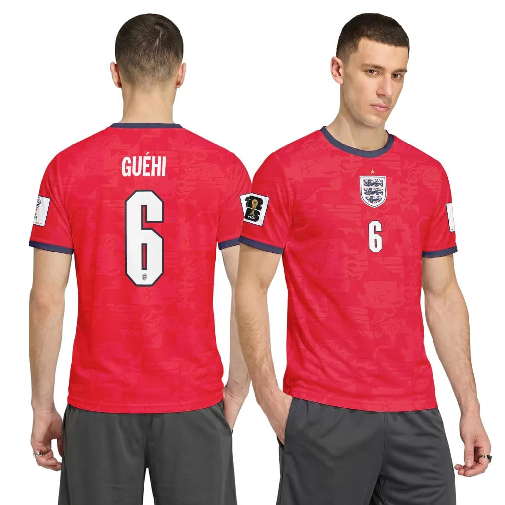 Gu?hi 6 Away AOP T-Shirt 2026 World Cup England