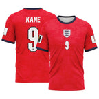 Kane 9 Away AOP T-Shirt 2026 World Cup England