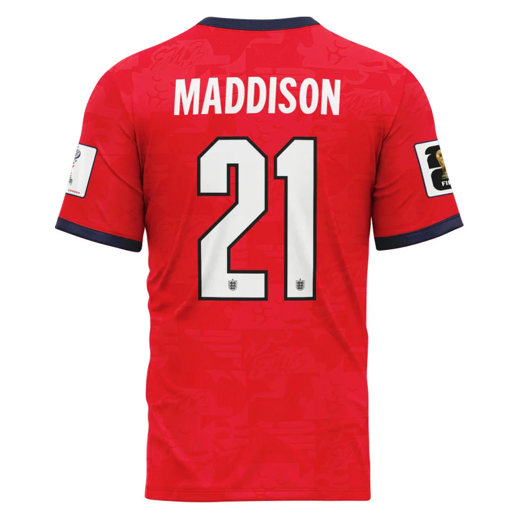 Maddison 21 Away AOP T-Shirt 2026 World Cup England