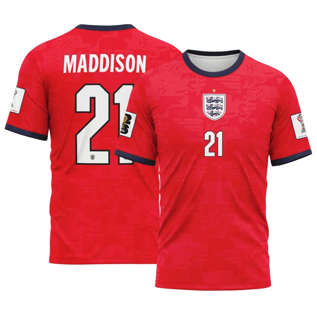 Maddison 21 Away AOP T-Shirt 2026 World Cup England