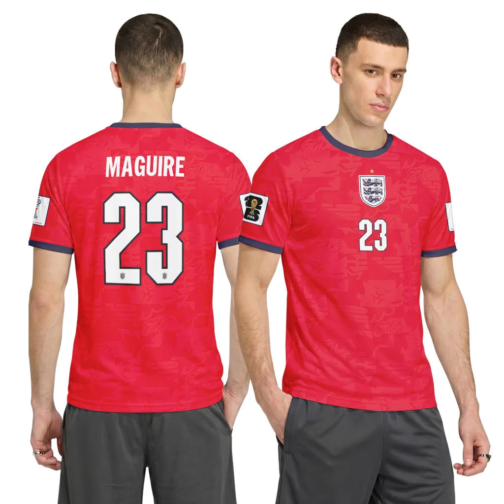 Maguire 23 Away AOP T-Shirt 2026 World Cup England