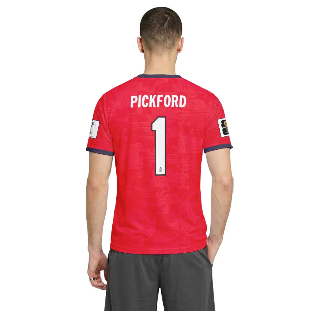 Pickford 1 Away AOP T-Shirt 2026 World Cup England