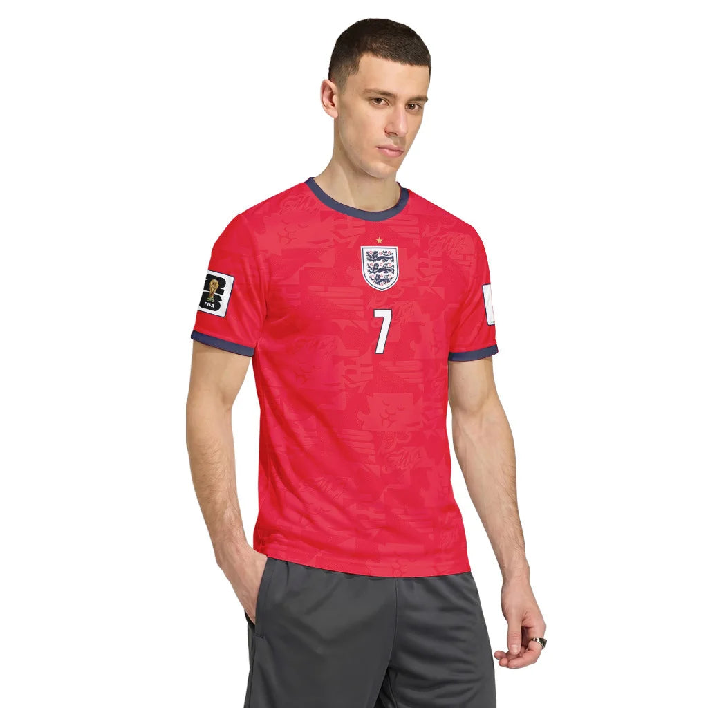Saka 7 Away AOP T-Shirt 2026 World Cup England