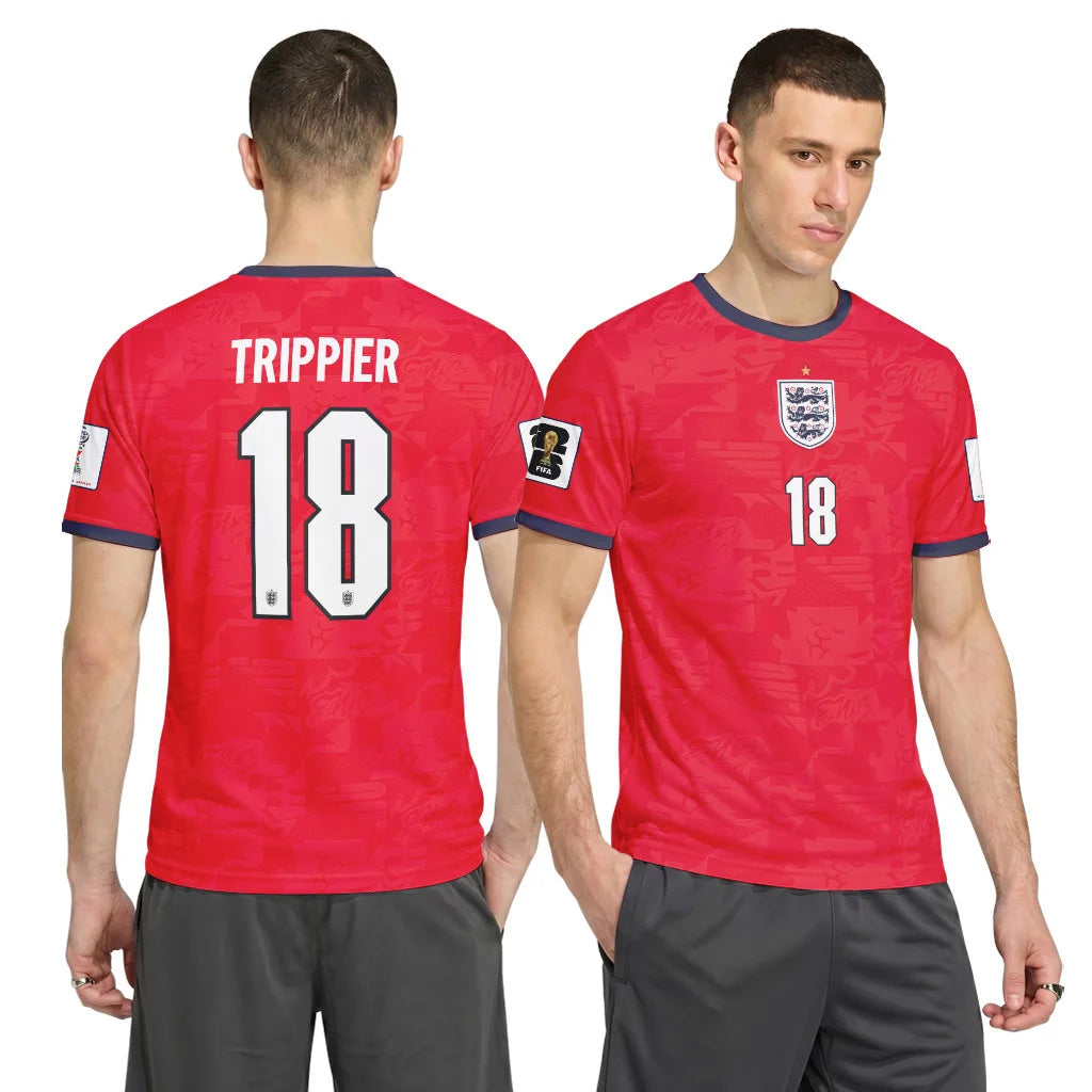 Trippier 18 Away AOP T-Shirt 2026 World Cup England