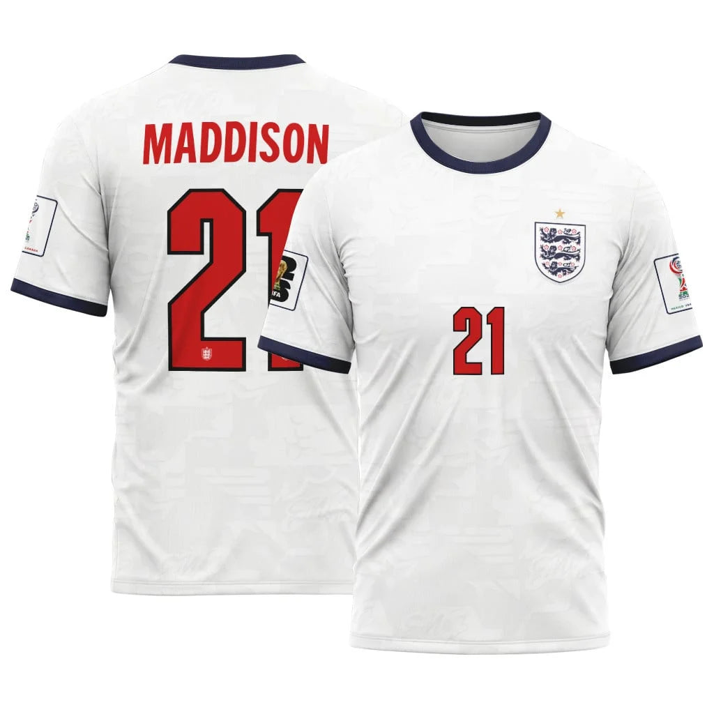 Maddison 21 Home AOP T-Shirt 2026 World Cup England