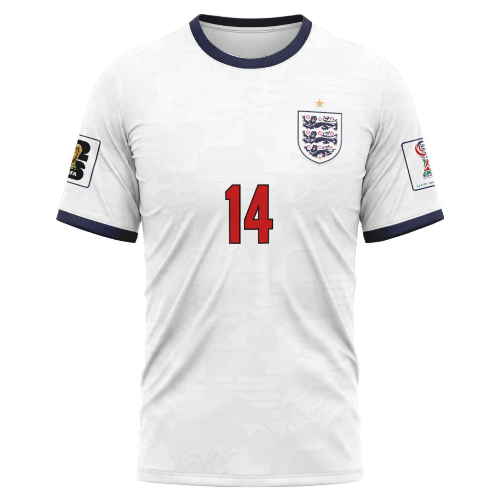 Mainoo 14 Home AOP T-Shirt 2026 World Cup England