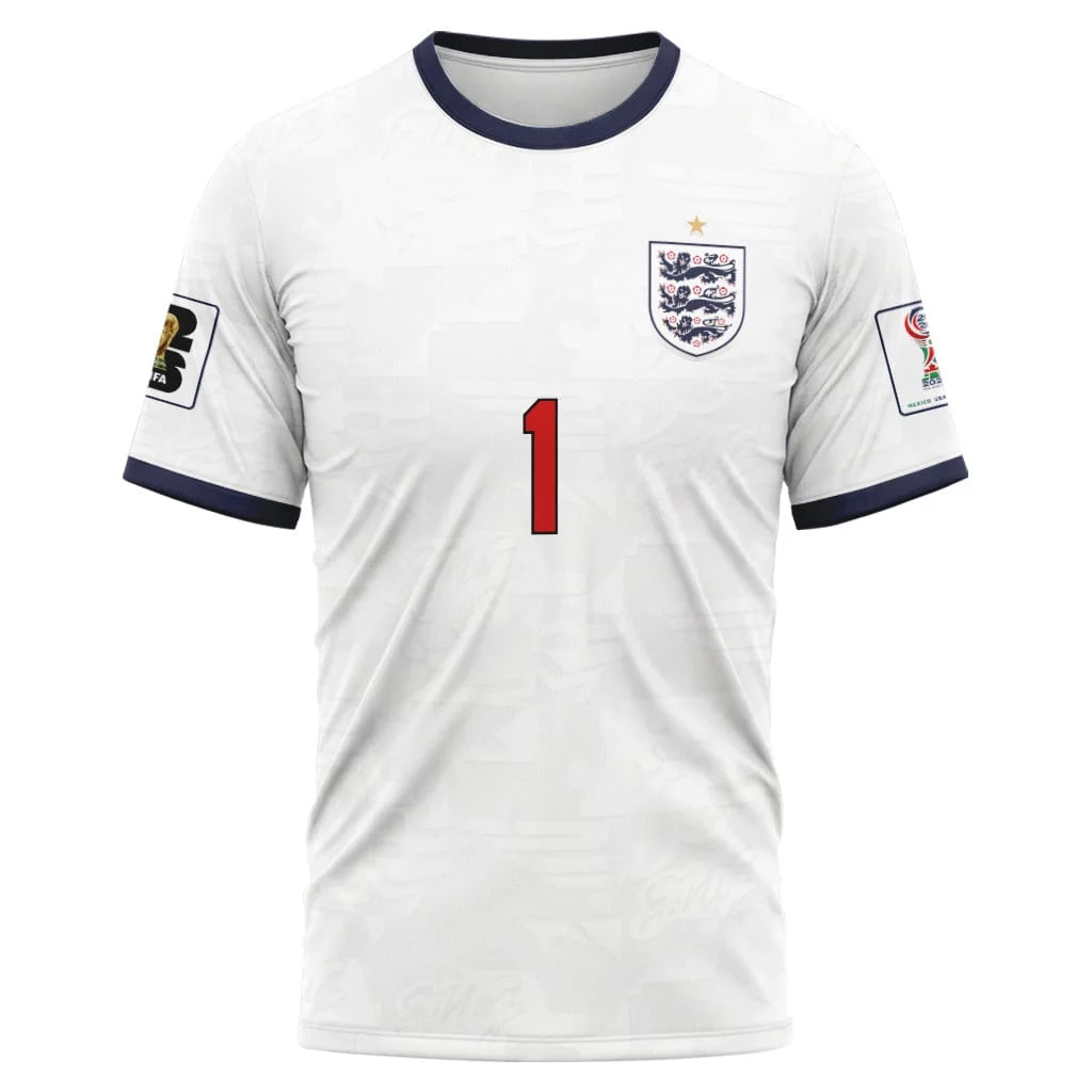 Pickford 1 Home AOP T-Shirt 2026 World Cup England