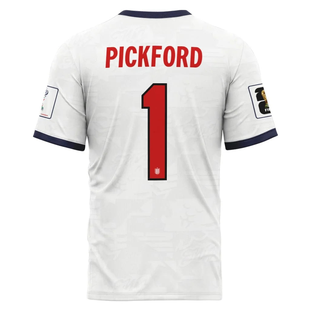 Pickford 1 Home AOP T-Shirt 2026 World Cup England