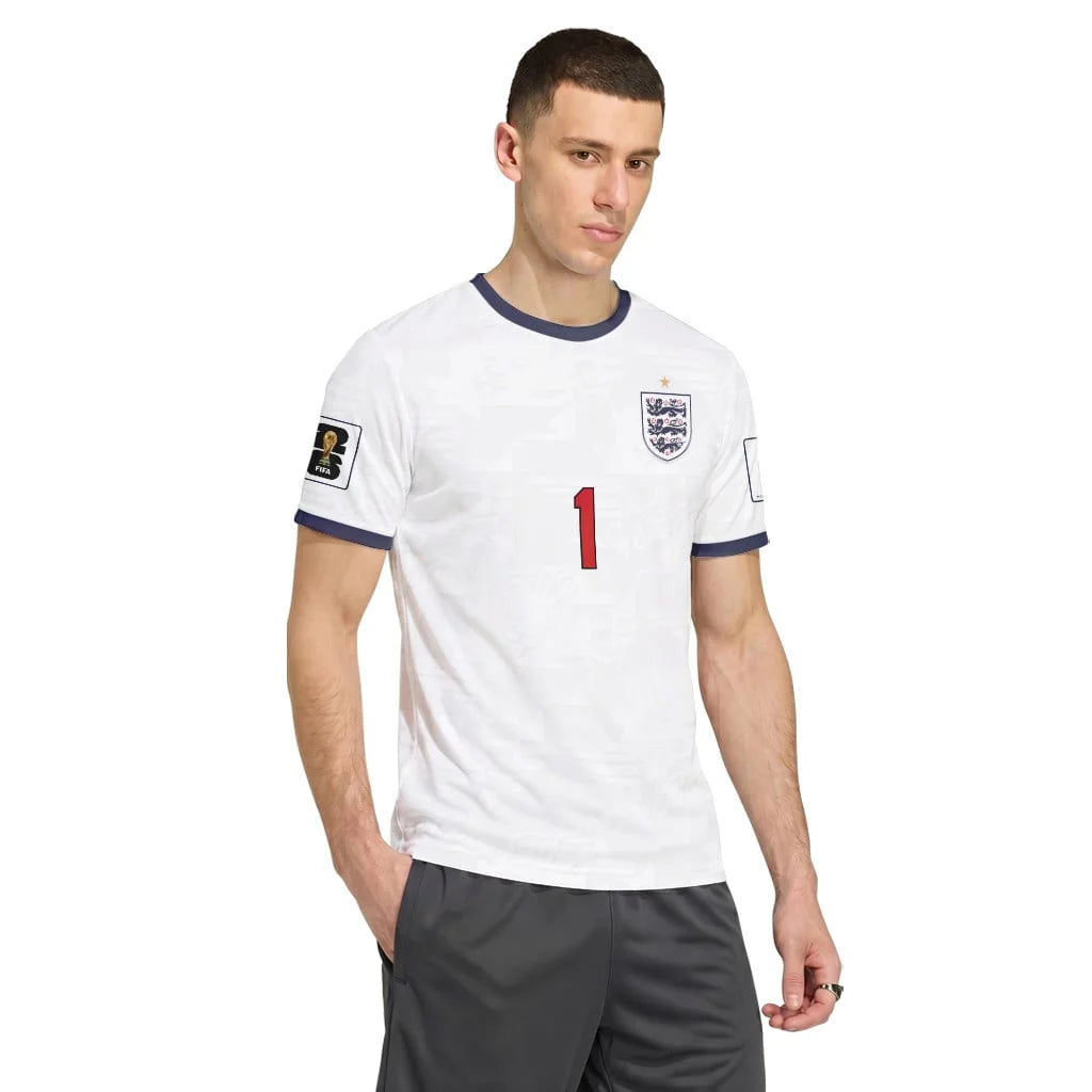 Pickford 1 Home AOP T-Shirt 2026 World Cup England