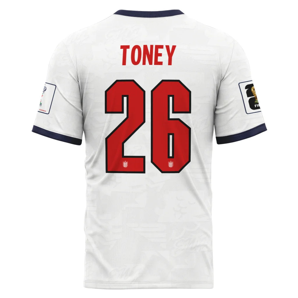 Toney 26 Home AOP T-Shirt 2026 World Cup England