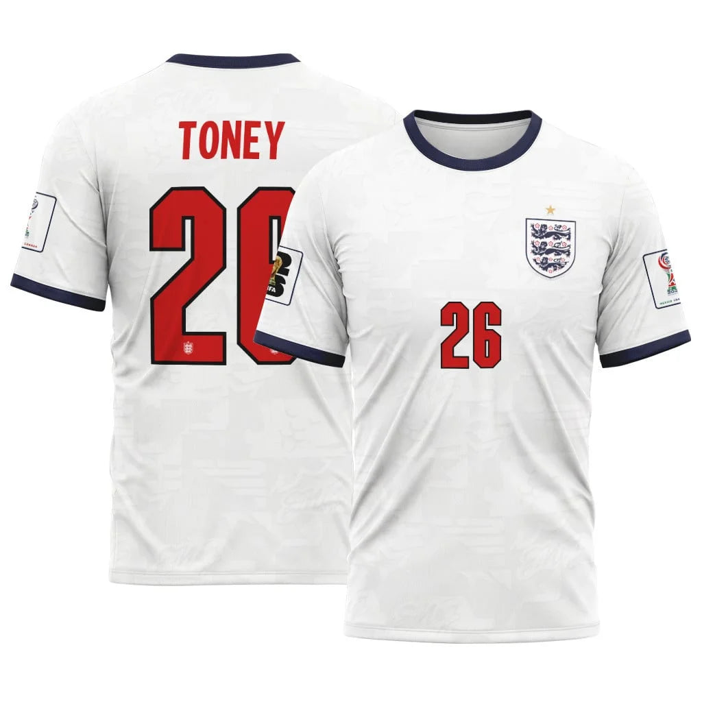 Toney 26 Home AOP T-Shirt 2026 World Cup England