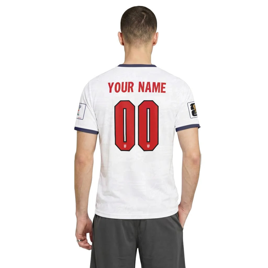 England 2026 World Cup Home Personalized AOP T-Shirt