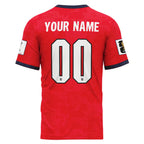 England 2026 World Cup Away Personalized AOP T-Shirt