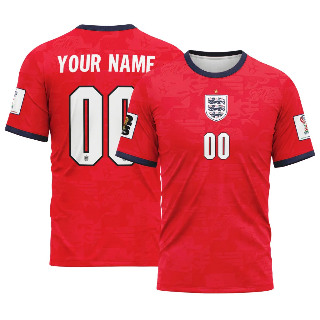 England 2026 World Cup Away Personalized AOP T-Shirt