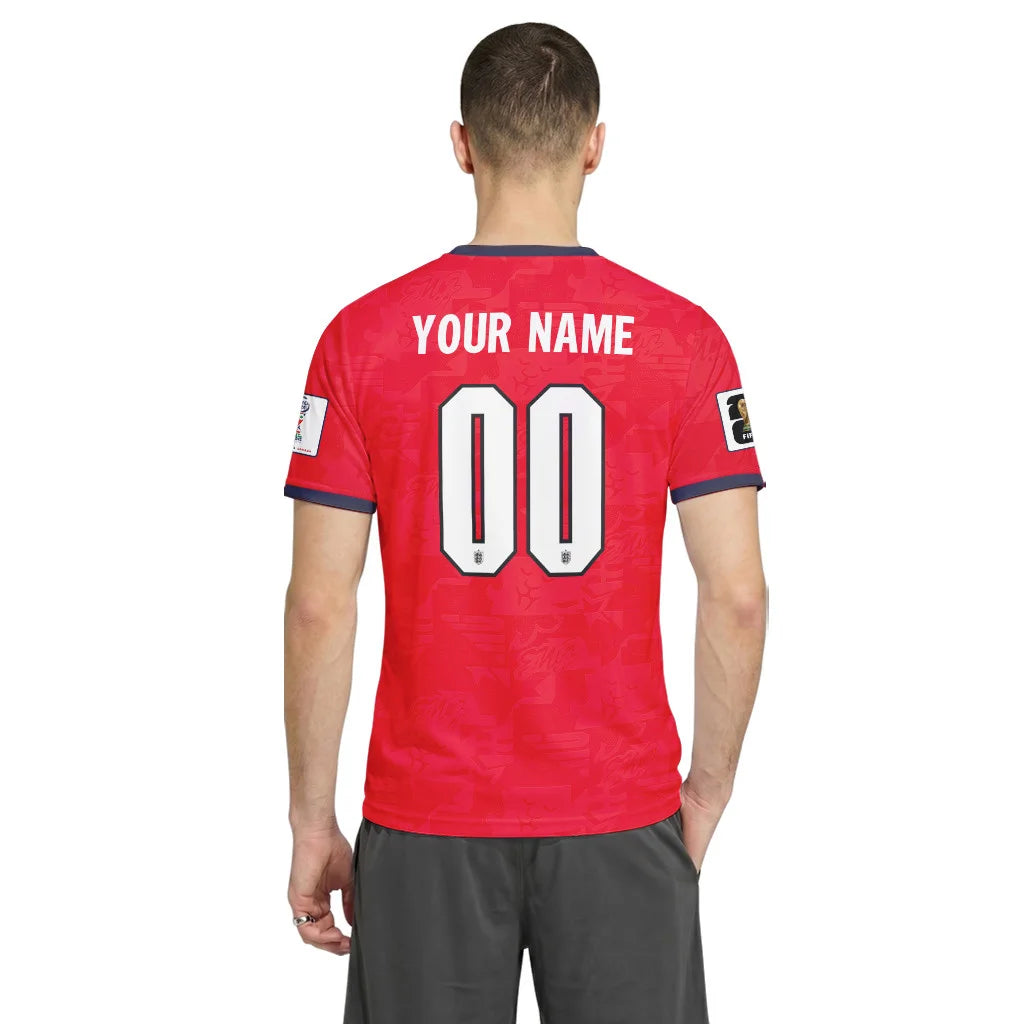 England 2026 World Cup Away Personalized AOP T-Shirt