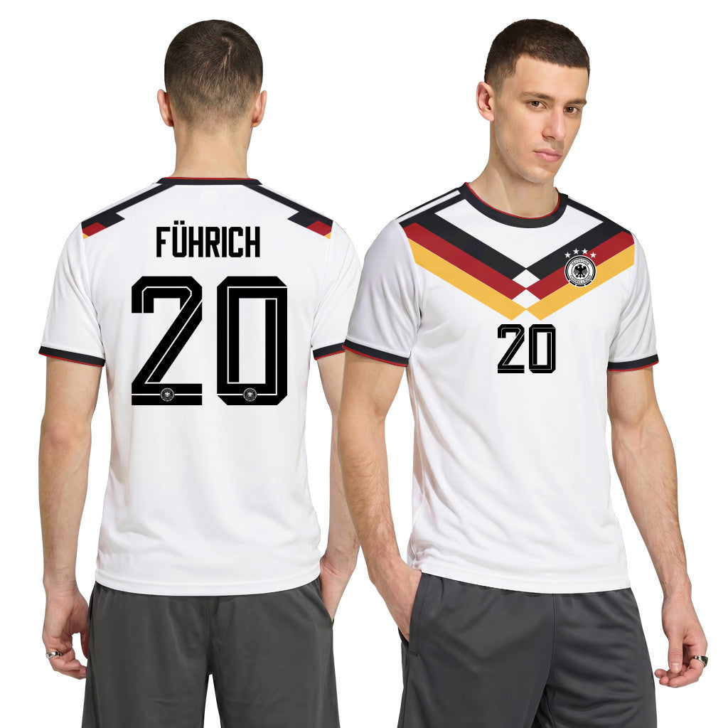 F?hrich 20 AOP T-Shirt Away AOP T-Shirt 2026 World Cup Germany Home