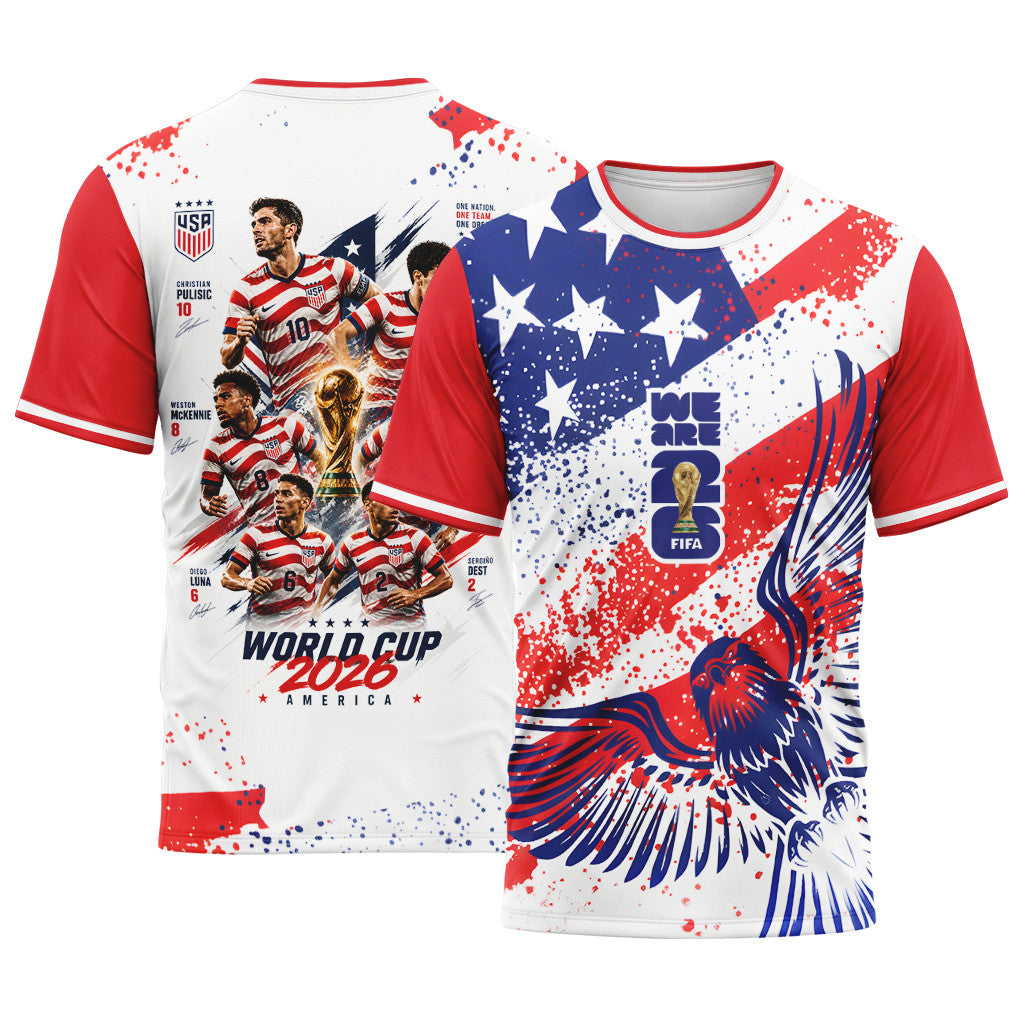 USA World Cup Champions Tribute AOP T-Shirt