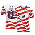 USA Pulisic AOP T-Shirt USA World Cup Fan