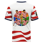 USA Soccer Stars World Cup 2026 Stripe AOP T-Shirt