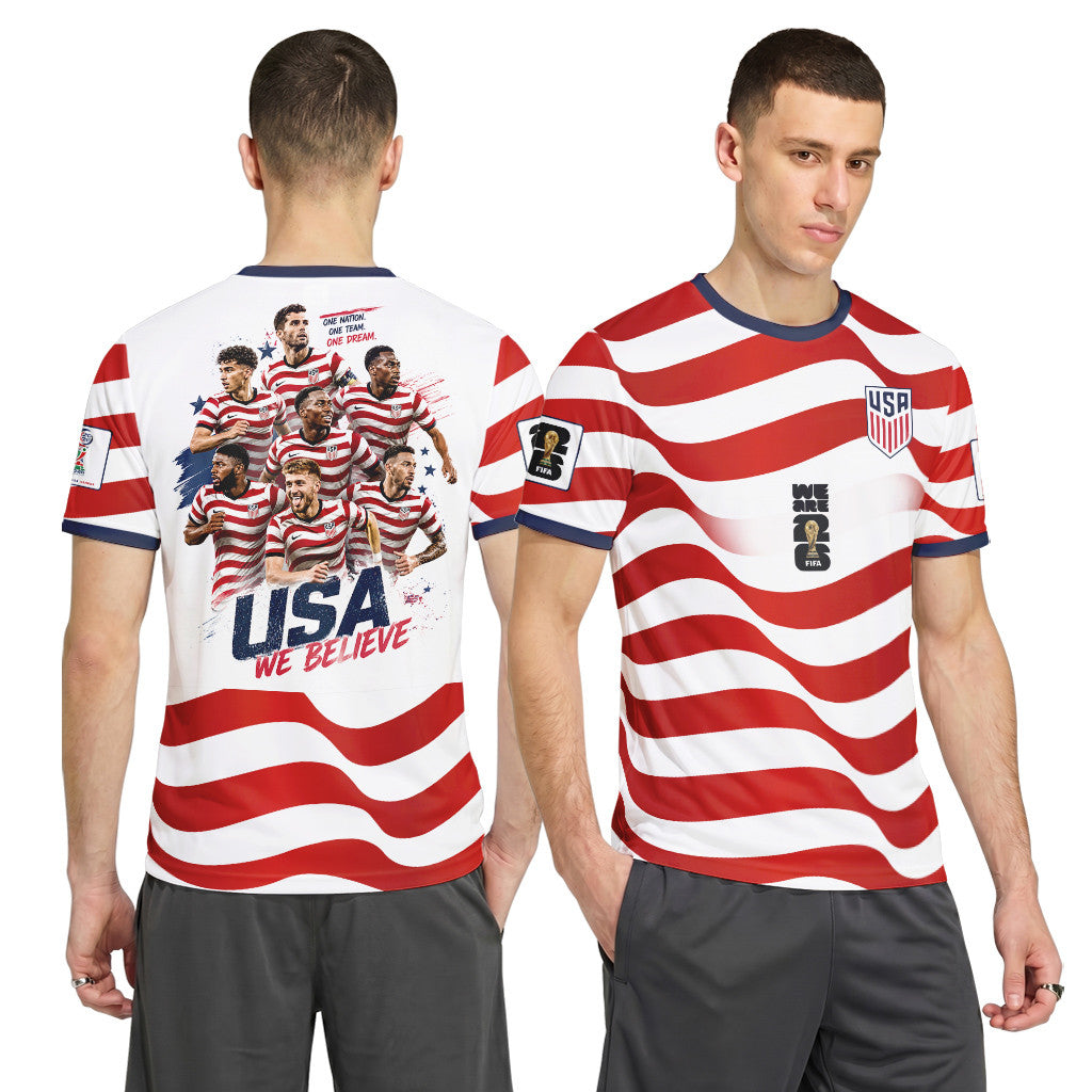 USA World Cup 2026 Team Tribute AOP T-Shirt
