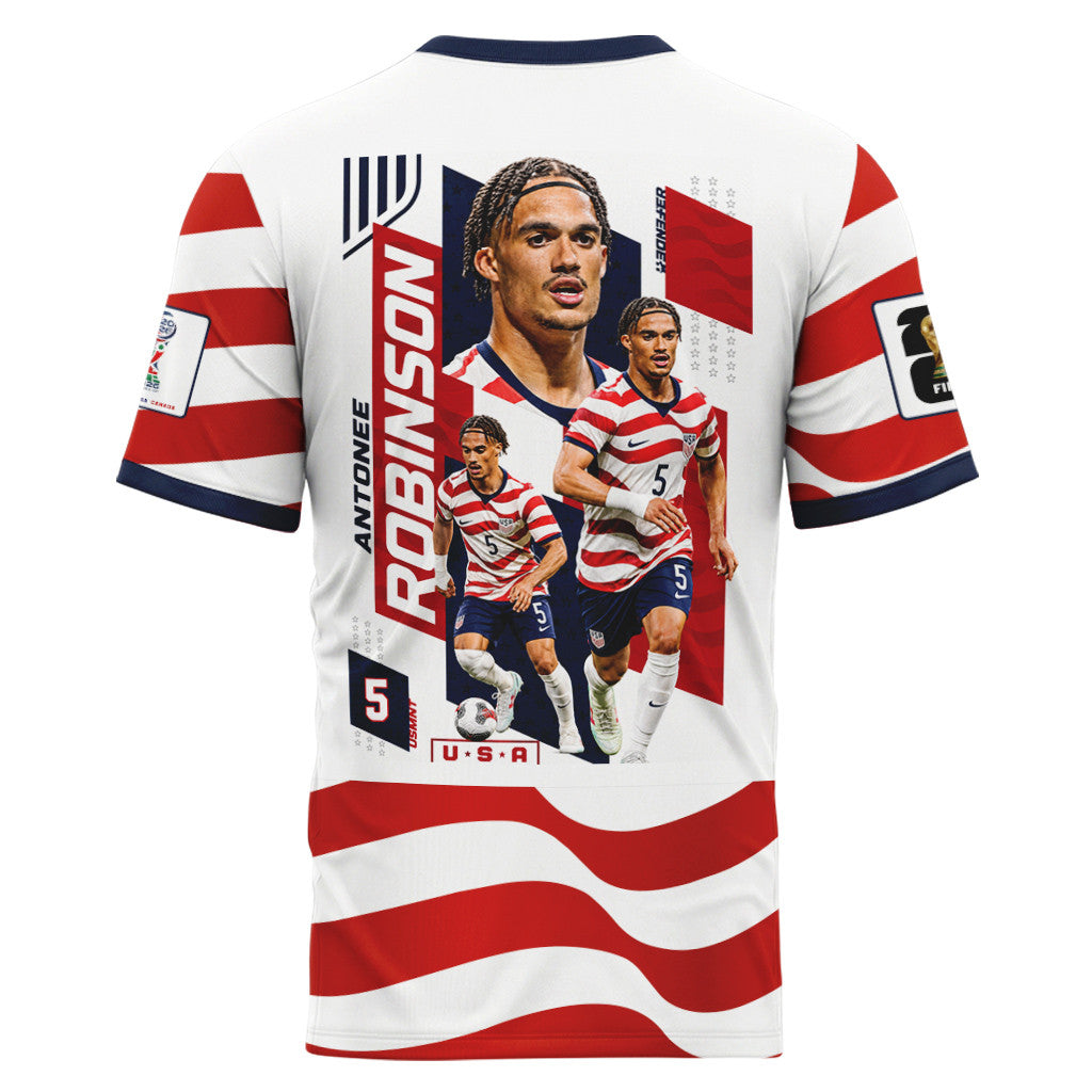 Antonee Robinson 5 AOP T-Shirt 2026 USA World Cup